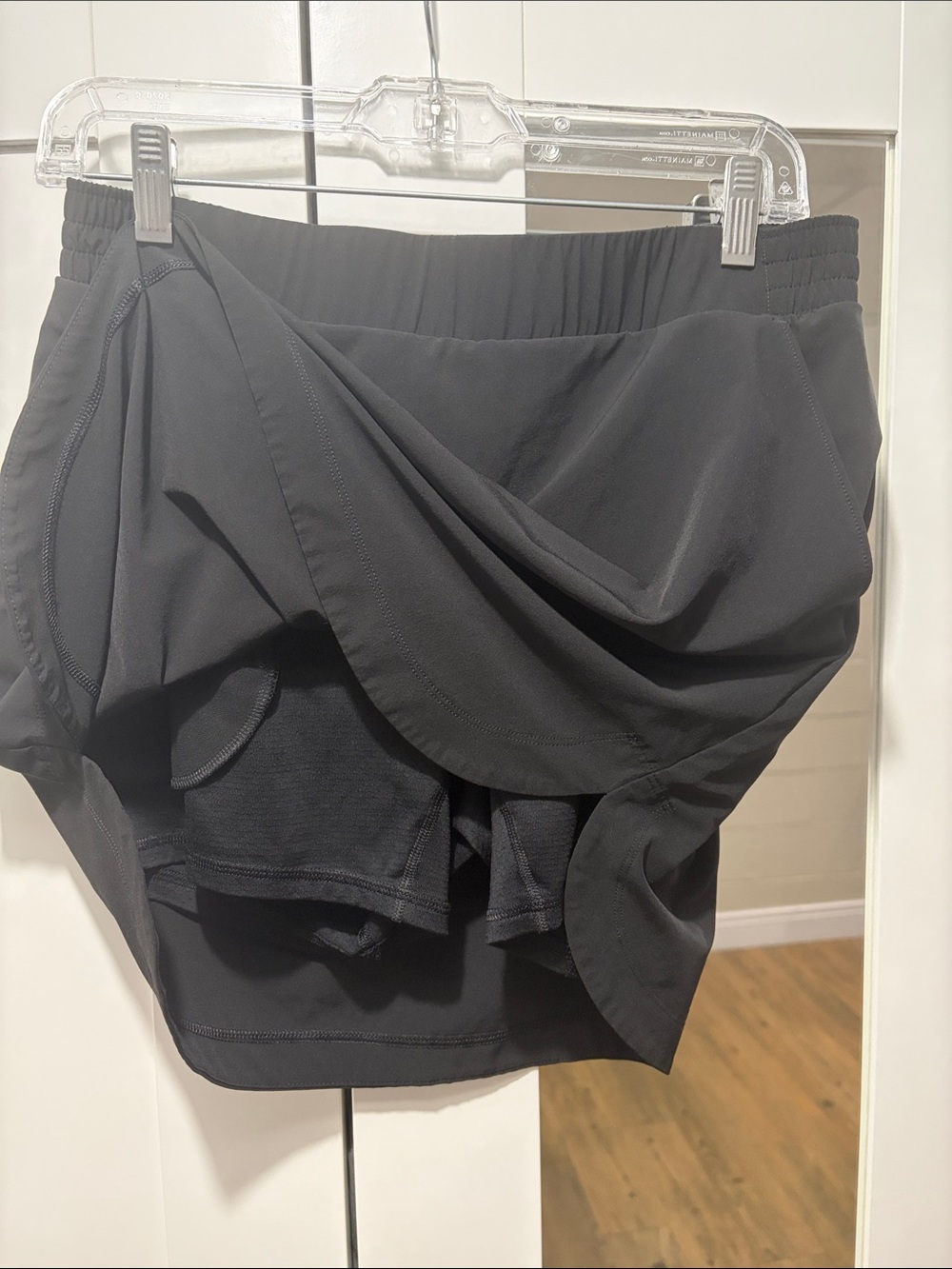 CALIA by Carrie Underwood Black Layered Skort SZ M